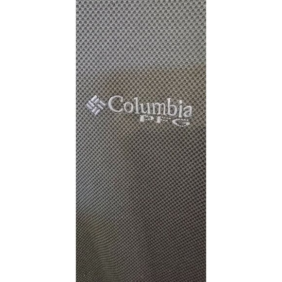 Columbia PFG Mens Olive Polo Shirt Size XL Performance Fishing Gear - Picture 2 of 3